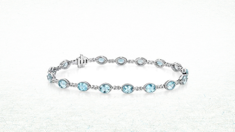 beautiful paraiba tourmaline bracelet for her 